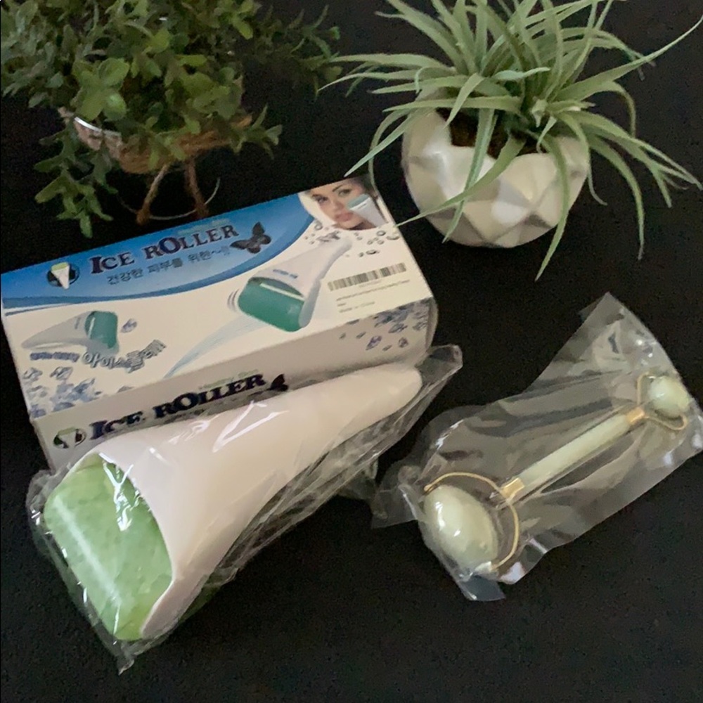 Ice Roller and Jade Roller set